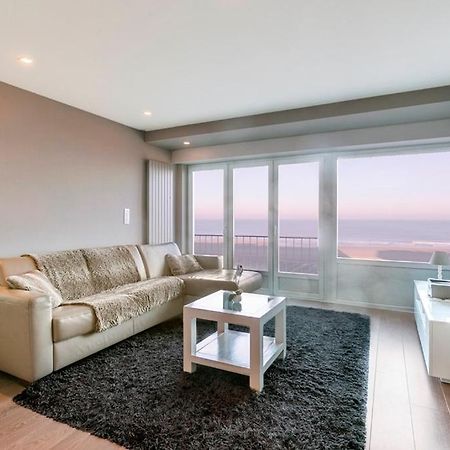 Ferienwohnung Montezuma Luxe Studio Met Frontaal Zeezicht Zonder Aparte Slaapkamer Ostende Exterior foto