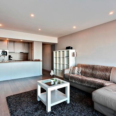 Ferienwohnung Montezuma Luxe Studio Met Frontaal Zeezicht Zonder Aparte Slaapkamer Ostende Exterior foto